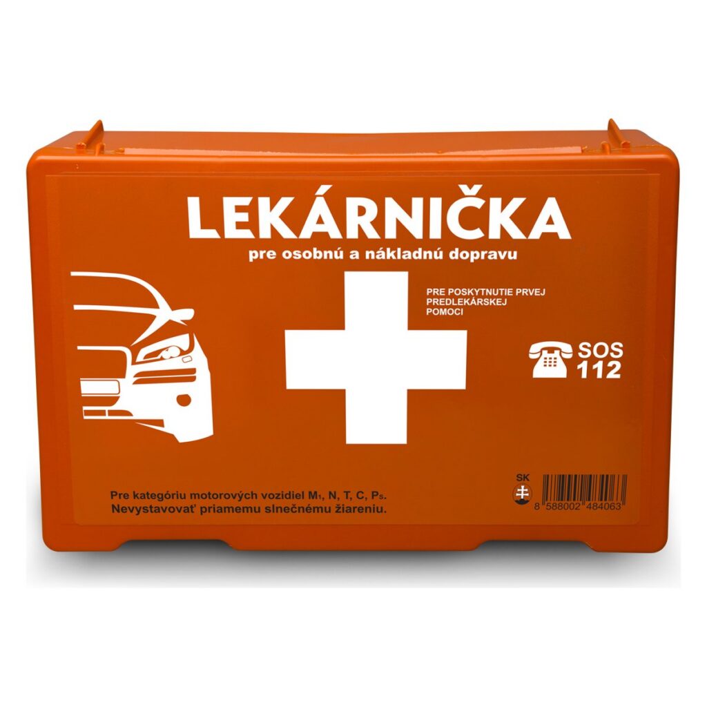 Panacea autolekárnička pre osobné a nákladné vozidlá – plastový obal, podľa vyhlášky č. 134/2018 Z. z.