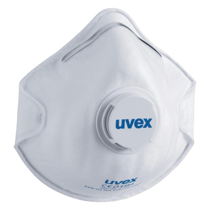 Uvex silv-Air classic 2110 – respirátor FFP1 NR D s výdychovým ventilom, EN 149, 3 ks